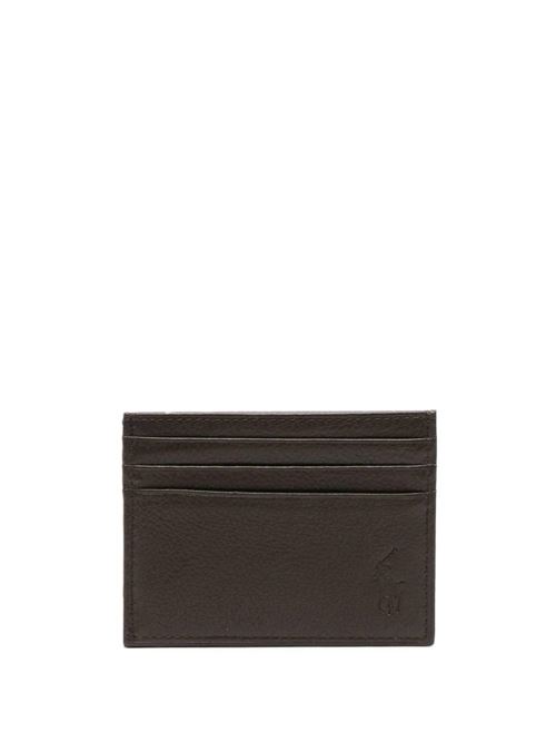 Polo Pony-debossed leather cardholder Polo Ralph Lauren | 405913722001